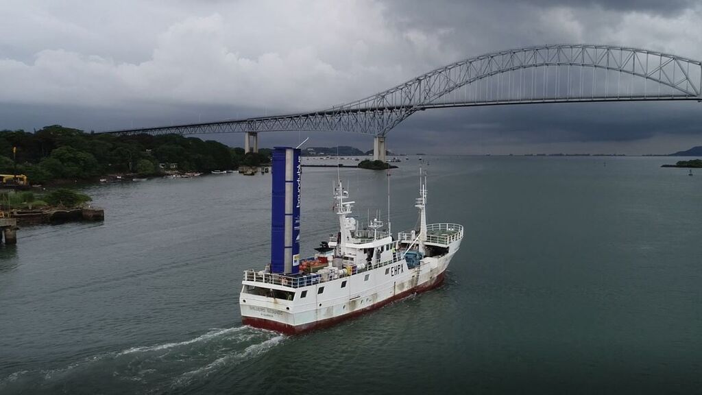 Velas rígidas 'made in' Cantabria para reducir las emisiones del transporte marítimo