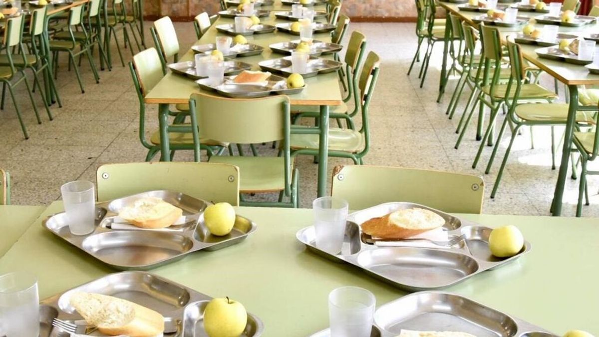 Un comedor escolar Un comedor escolar