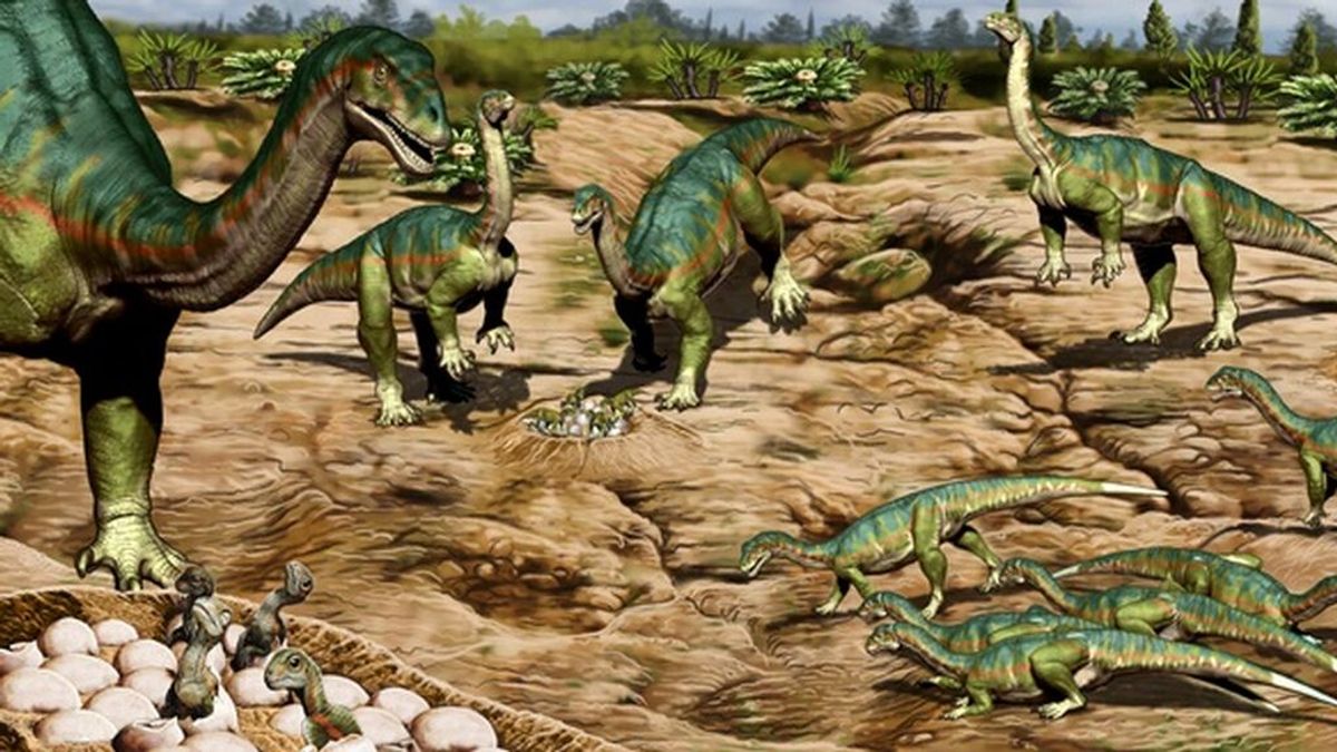 Descubren que los dinosaurios primitivos ya vivían en manadas para sobrevivir