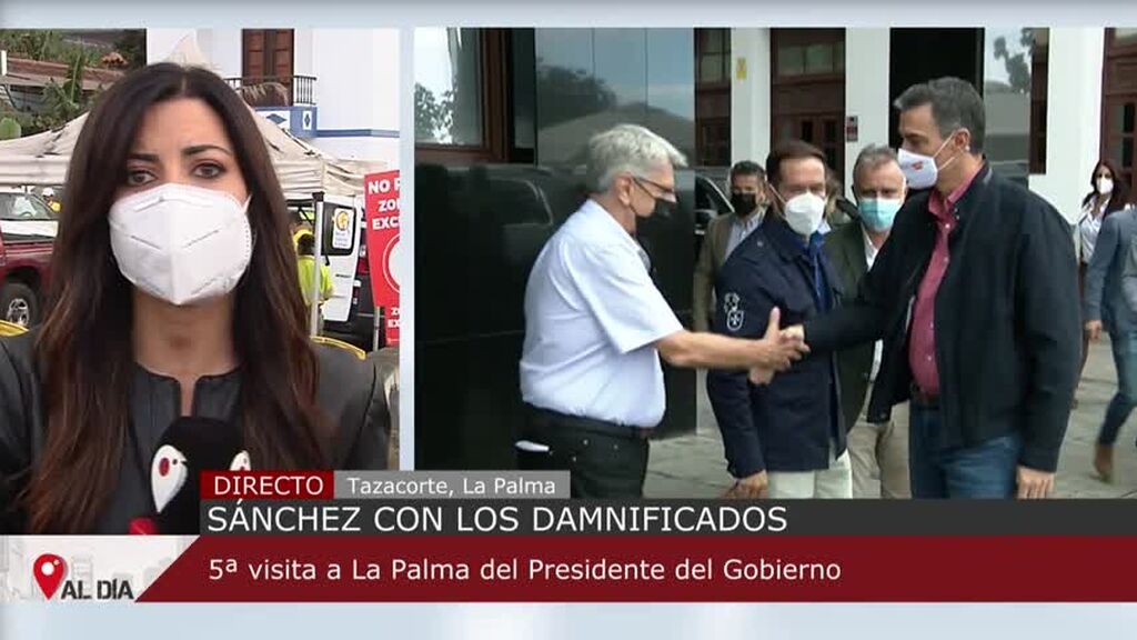 Pedro Sánchez anuncia que se acelerarán las ayudas para La Palma