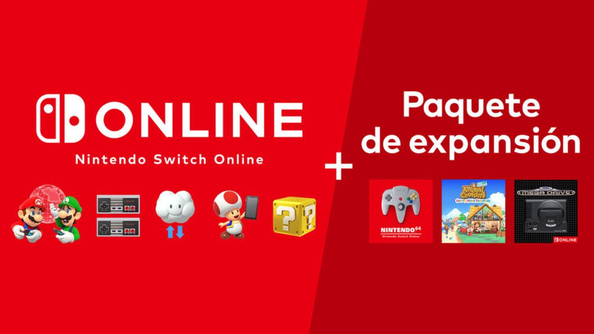 Nintendo Switch Online + Paquete de expansión. ¿Qué es y en qué consiste? Resolvemos tus dudas.