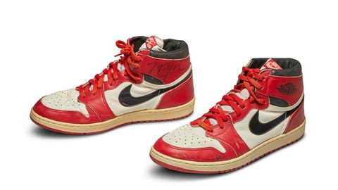 católico político congelado Las primeras zapatillas de Michael Jordan se subastan por 1,2 millones de  euros - NIUS