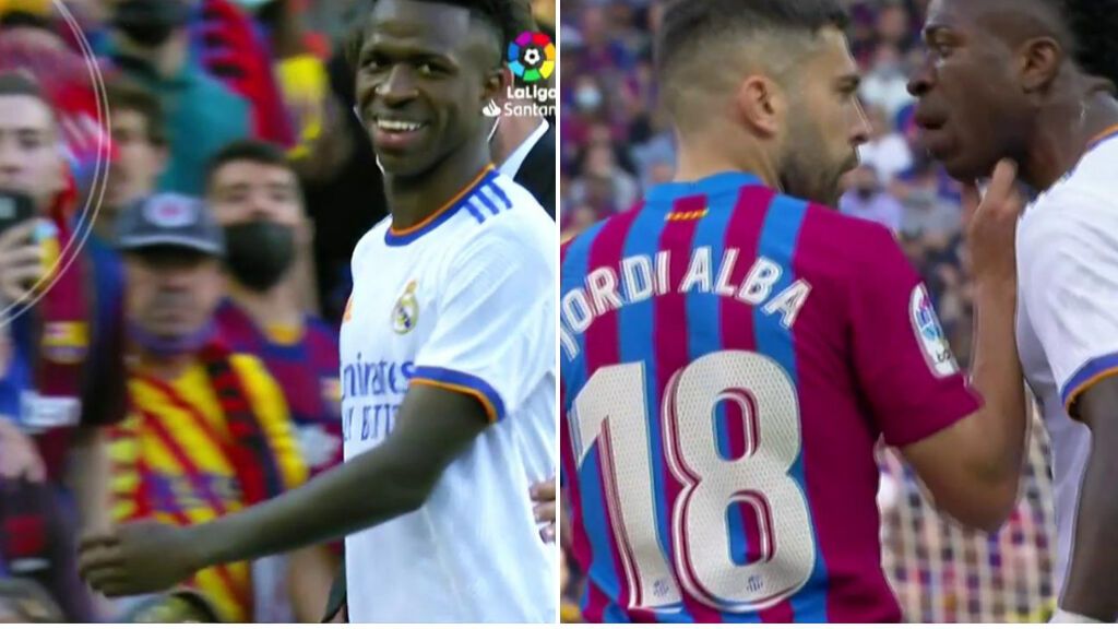 El barcelonismo encuentra nuevo enemigo: Vinicius, pitado e insultado en el Camp Nou, no se achantó