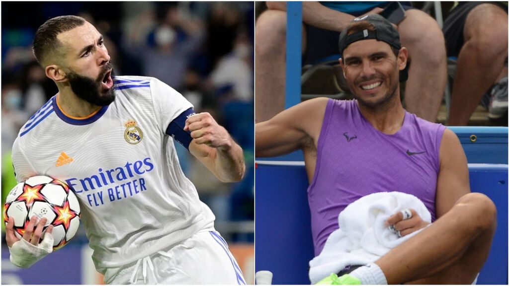 Rafa Nadal lanza su campaña por Benzema para el Balón de Oro: "Mi admiración. Suerte y mi apoyo"