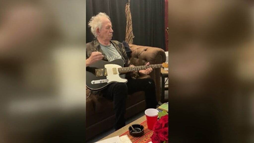 El solo de Keith Richards, el guitarrista de los Rolling Stones deleita a sus seguidores en redes sociales