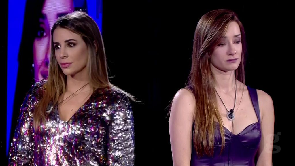 Adara y Cristina se dan la espalda en la sala de la verdad