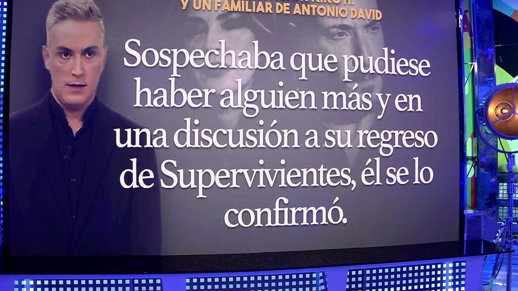 ¿Tiene Antonio David Flores una relación con una tercera persona?