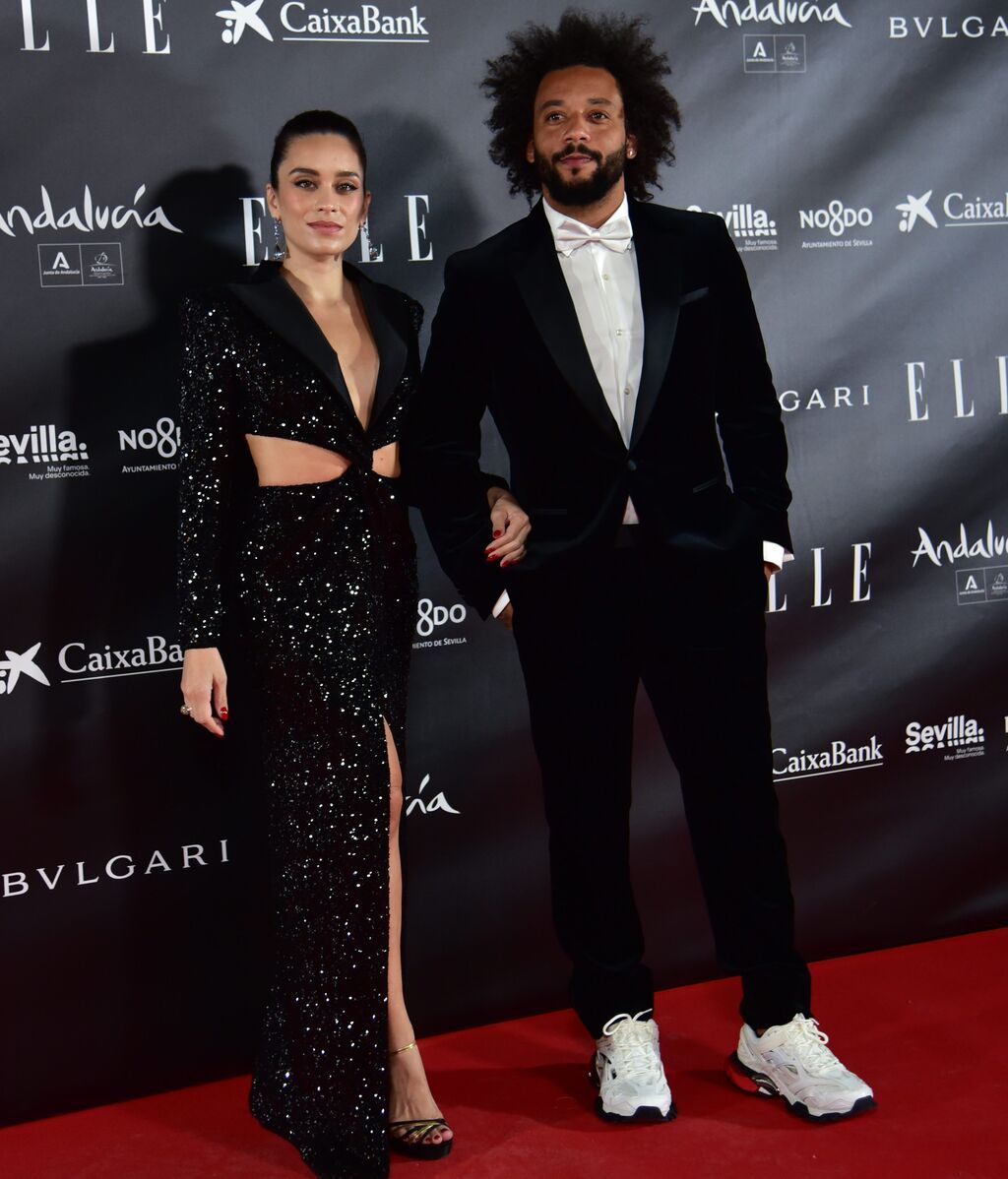 El futbolista Marcelo Vieira y su mujer, Clarice Alves