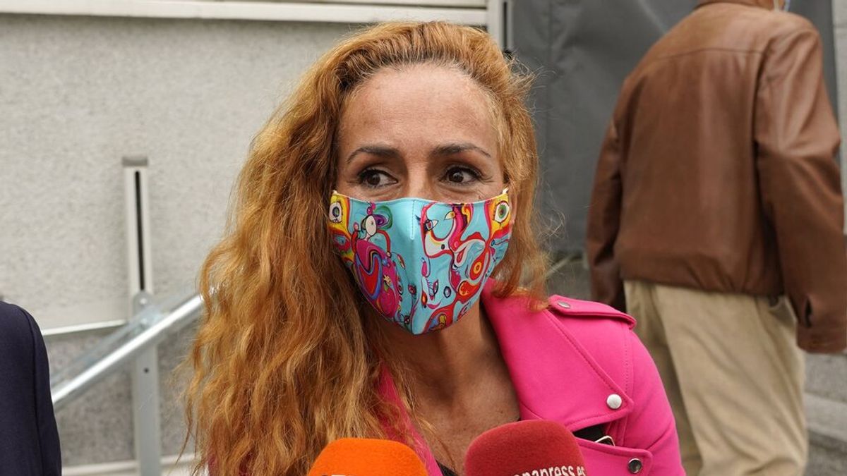 Rocío Carrasco a la salida del Juzgado de Alcobendas
