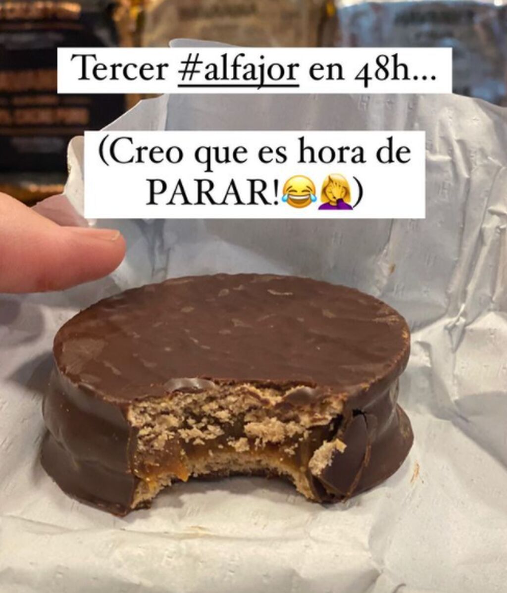 El alfajor, la adicción argentina de Natalia Sánchez