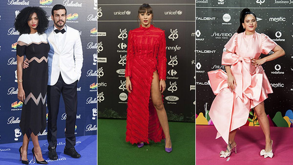 De Berta Vázquez a Rosalía: los looks más espectaculares de las alfombras rojas de LOS40 Music Awards
