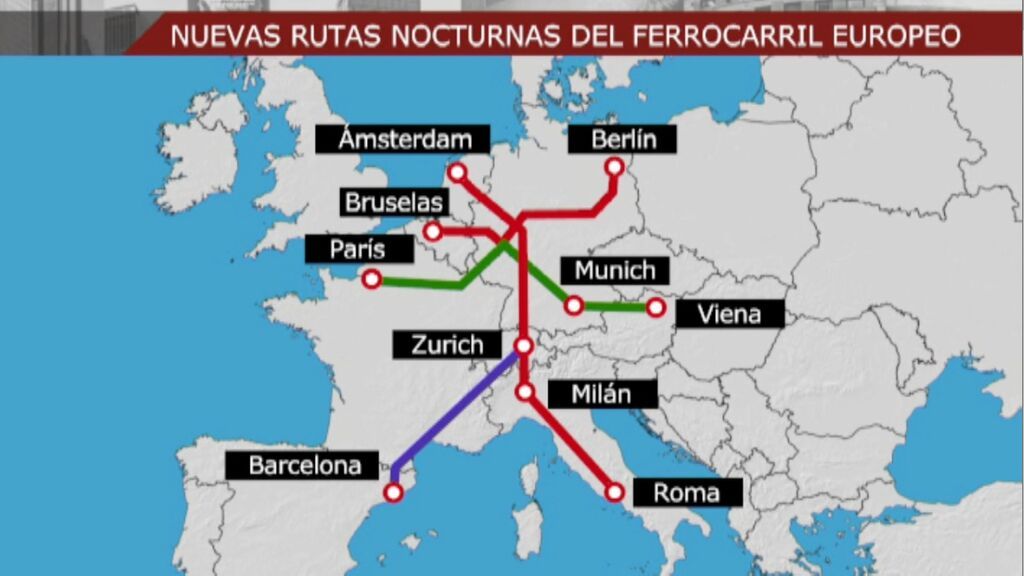 Europa impulsa los trenes nocturnos.. mientras España elimina los últimos