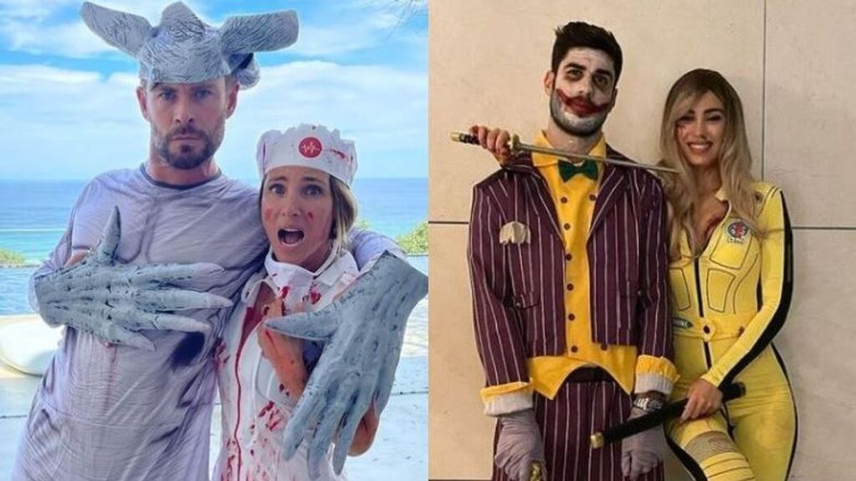 Desde Elsa Pataky y Chris Hemsworth a Marco Asensio: los disfraces de los famosos en la noche de Halloween