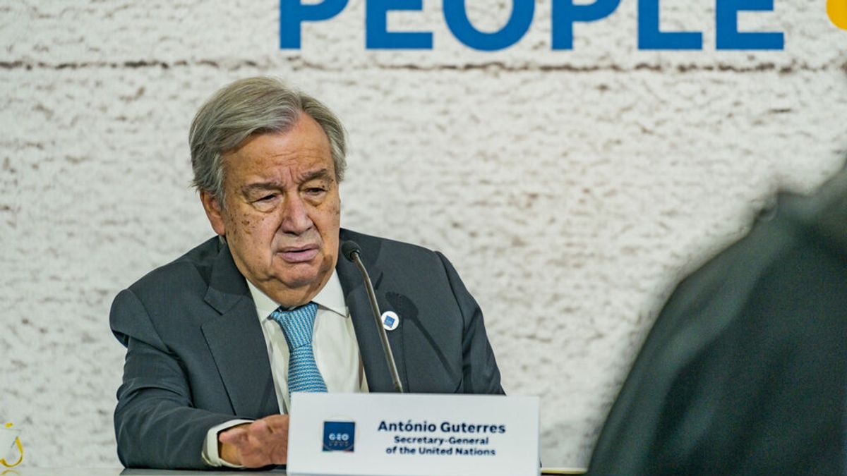 Guterres reprocha que "no se han cumplido las expectativas", pero reconoce que al menos no han sido "enterradas" Guterres reprocha que "no se han cumplido las expectativas", pero reconoce que al menos no han sido "enterradas"