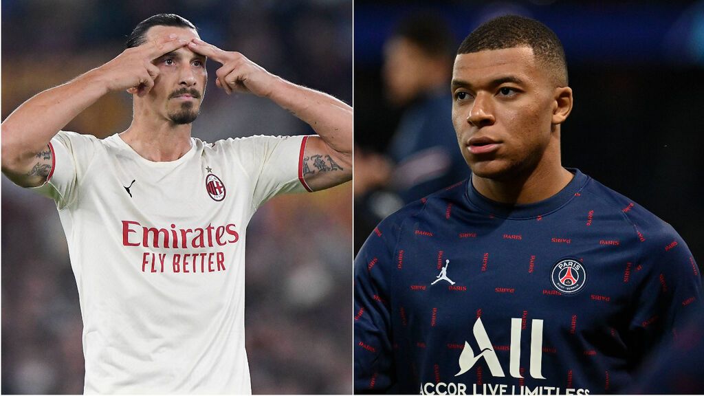 Ibrahimovic le lanza una advertencia a Mbappé: "Está demasiado cómodo. Debe probar la sangre"