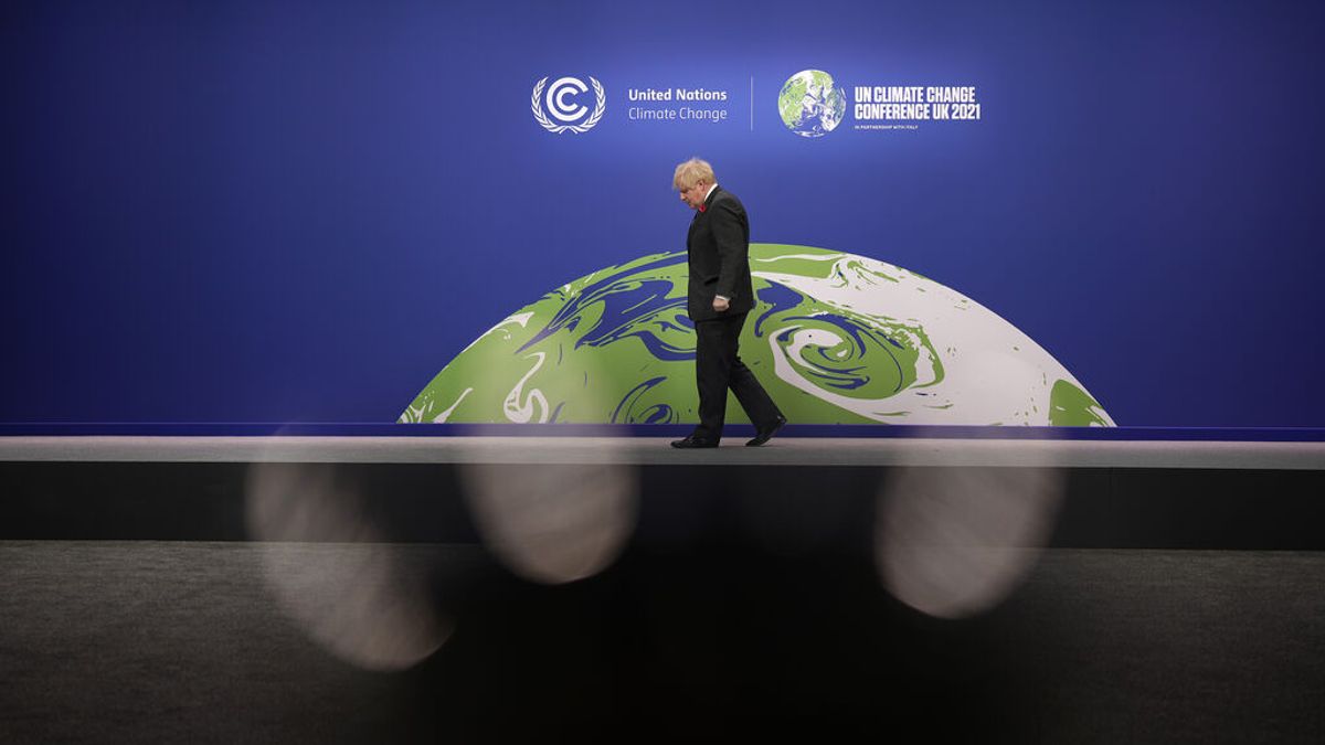 Boris Johnson a la COP26: "Si fracasamos, nuestros hijos no nos perdonarán"