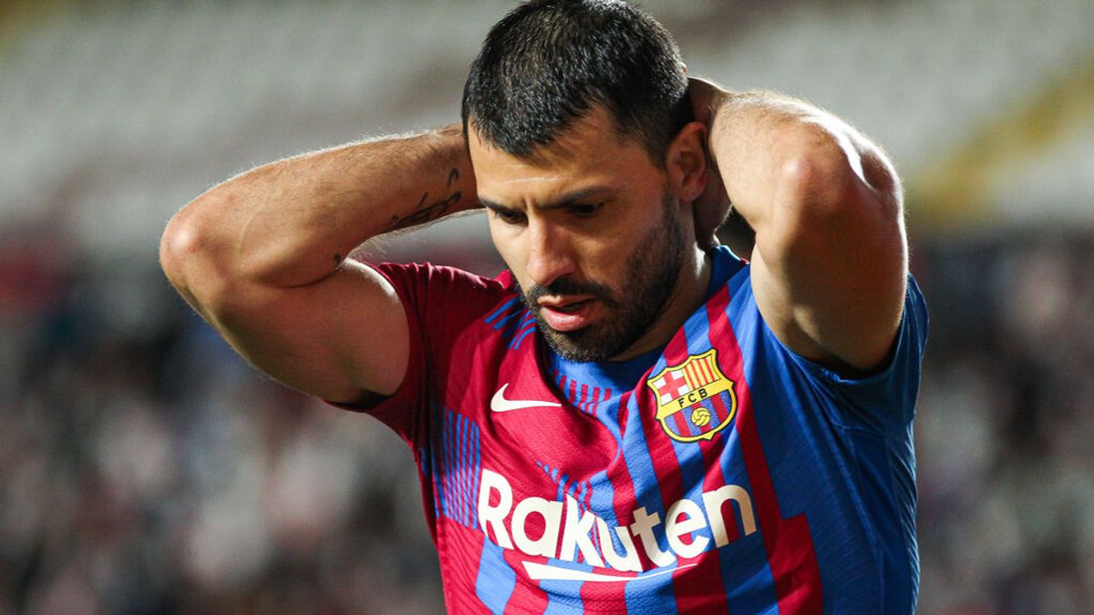 Agüero, baja en el Barça al menos tres meses: "Estoy con mucho ánimo"