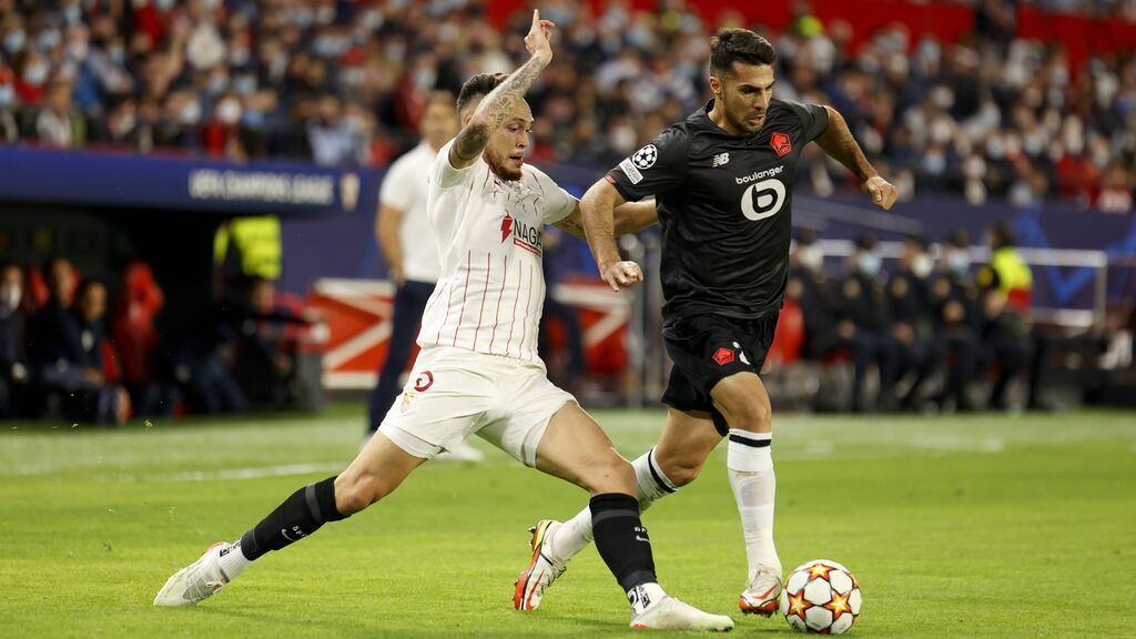 El Sevilla se hunde ante el Lille (1-2) y sus opciones se reducen