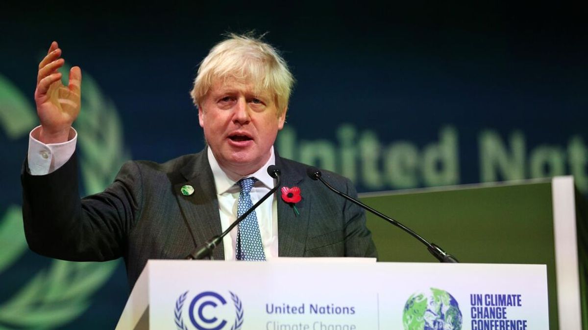 Duras críticas a Boris Johnson por regresar a Londres desde la Cumbre del Clima en Glasgow en un jet