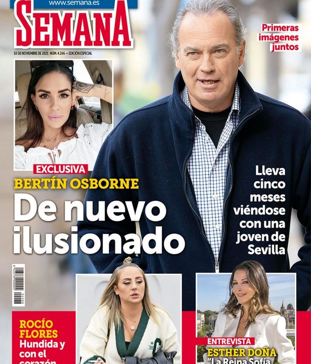 Bertín Osborne y Chabeli Navarro, en la portada de Semana