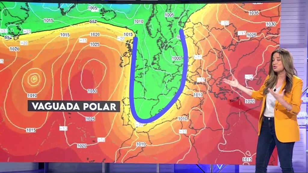 ¿En qué consiste la ‘vaguada polar’ que llega este fin de semana?: vuelven las nevadas y una DANA