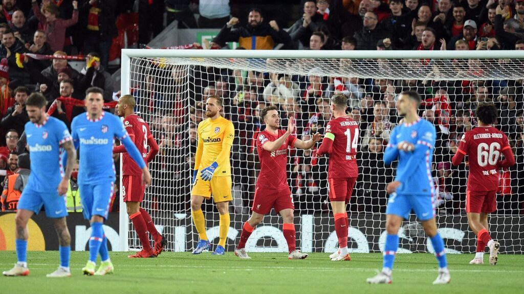 El Atlético de Madrid, incapaz en Liverpool: batacazo rojiblanco en Anfield (2-0)