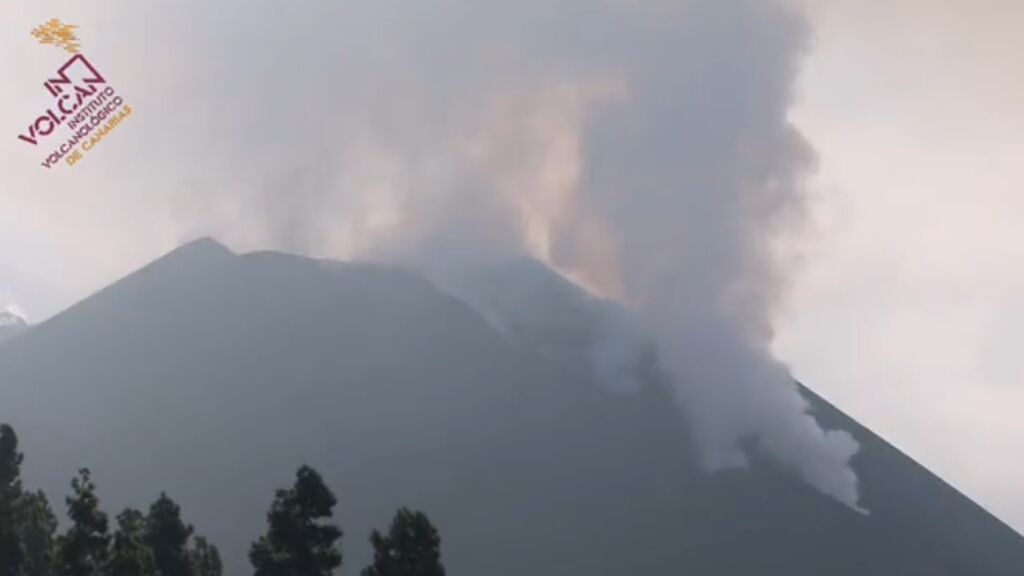 La erupción del volcán de La Palma, vista desde Tacande