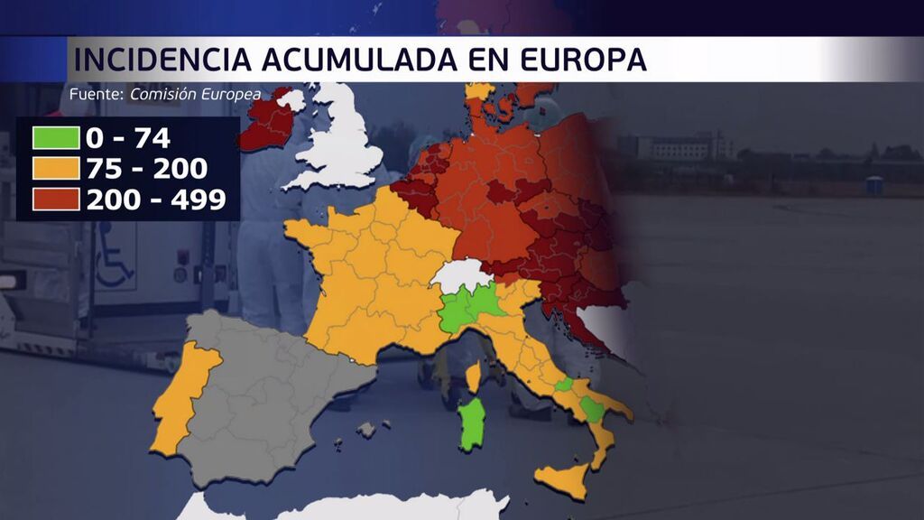 El mapa covid de Europa vuelve a teñirse de rojo: la OMS alerta de un "punto crítico" para el resugir de la pandemia