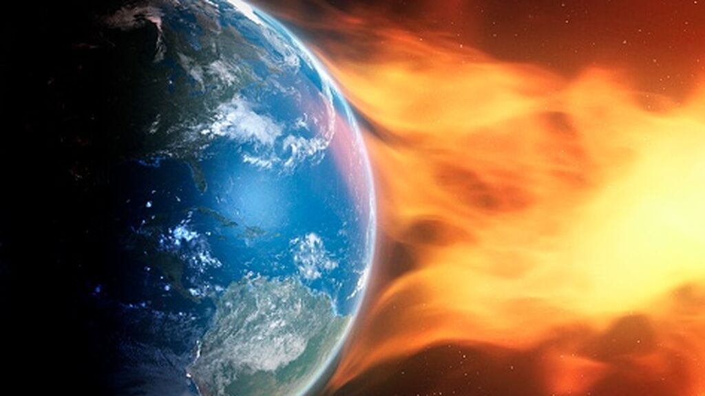 Fuerte tormenta geomagnética en la Tierra por el impacto de una eyección solar caníbal