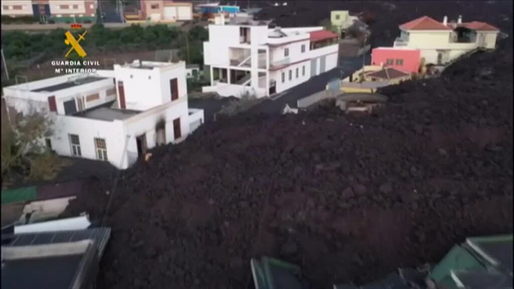 El catastro cifra en 1.443 las edificaciones afectadas por la erupción del volcán de La Palma