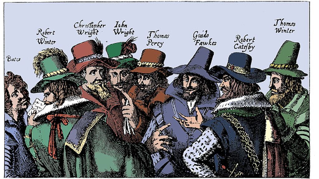 Guy Fawkes y los conspiradores de 1605