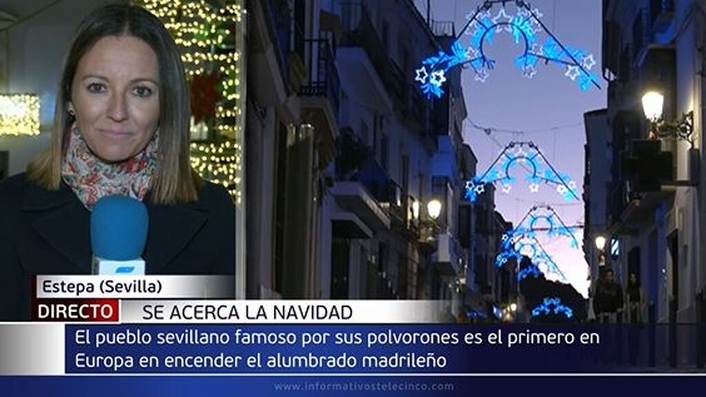 Estepa, el primer pueblo de Europa en encender las luces de Navidad: quieren animar al consumo y al turismo
