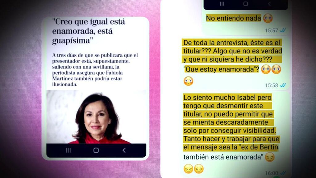 El enfrentamiento entre Isabel Gemio y Fabiola Martínez