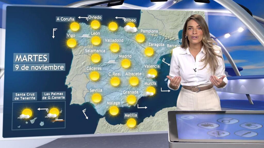 La borrasca Blas causará lluvias y fuerte viento en el este: el tiempo para el martes en España