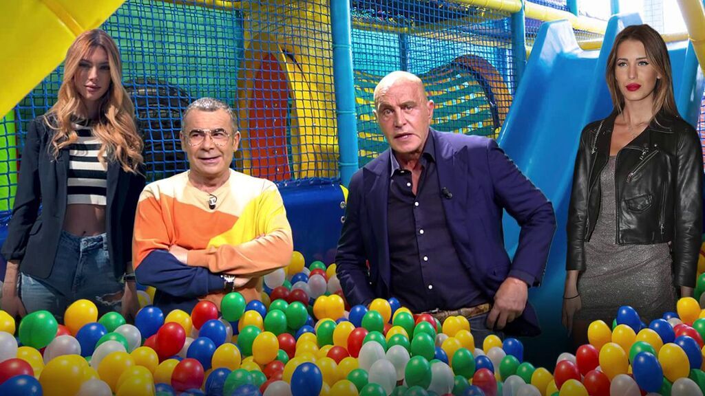 Jorge Javier Vázquez y Kiko Matamoros, en un 'parque de bolas'
