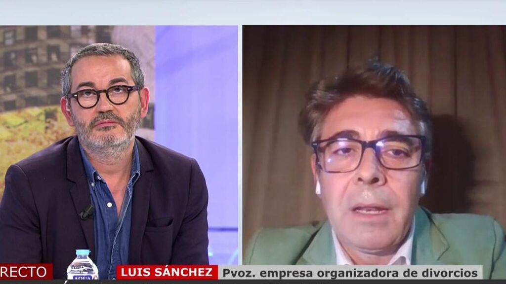 Luis Sánchez, portavoz de una empresa que organiza fiestas por divorcio: "El 99,9 de los clientes son mujeres"