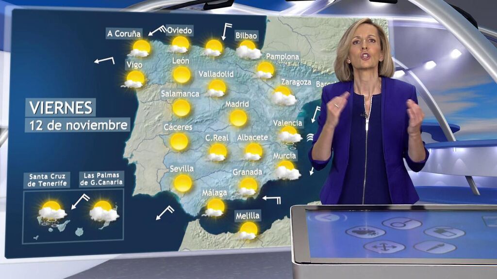 Tres comunidades en aviso por las fuertes lluvias y el viento: el tiempo para el viernes en España