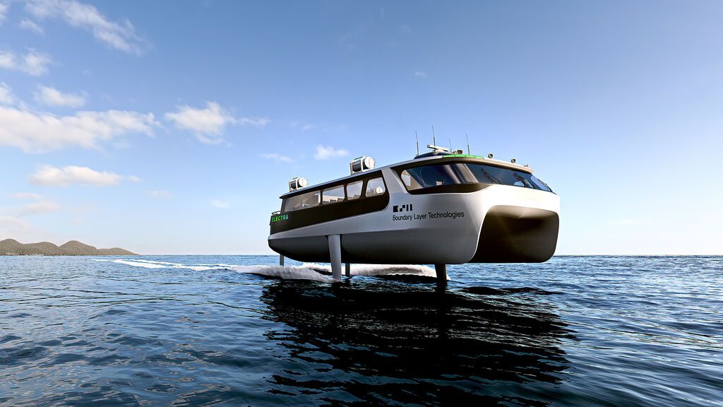 Este ferry eléctrico 'volador' quiere navegar en el Mediterráneo sin contaminar