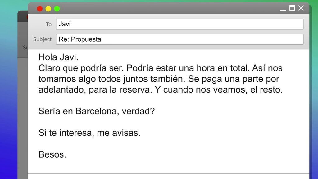 El email remitido supuestamente por María Lapiedra