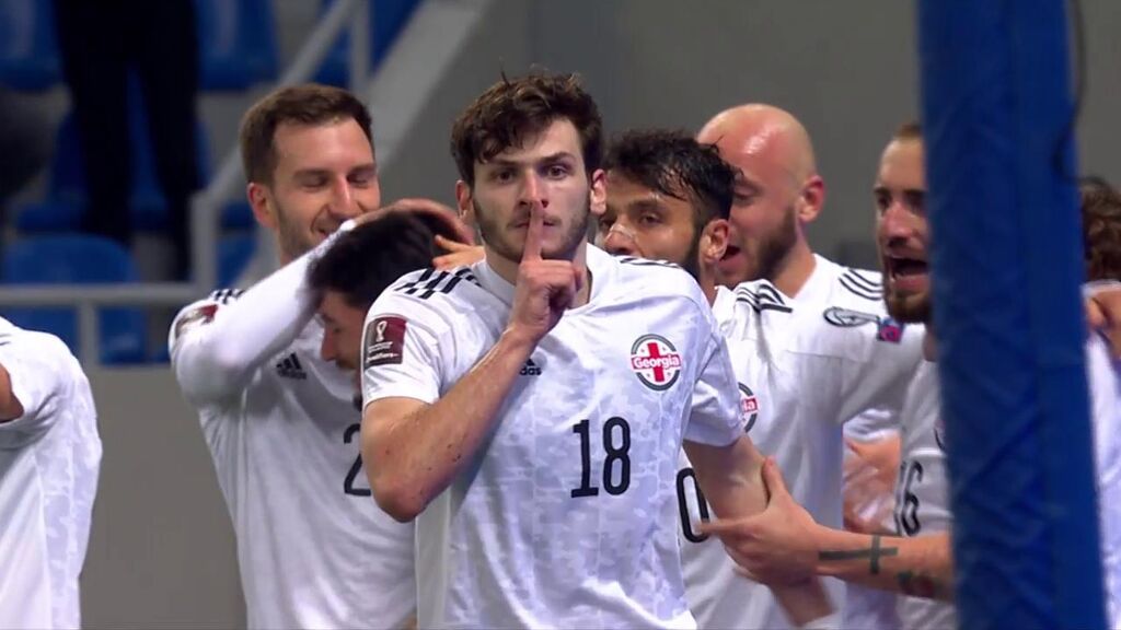 Georgia se adelanta con un gol de Kvaratskhelia y coge por sorpresa a Suecia (1-0)