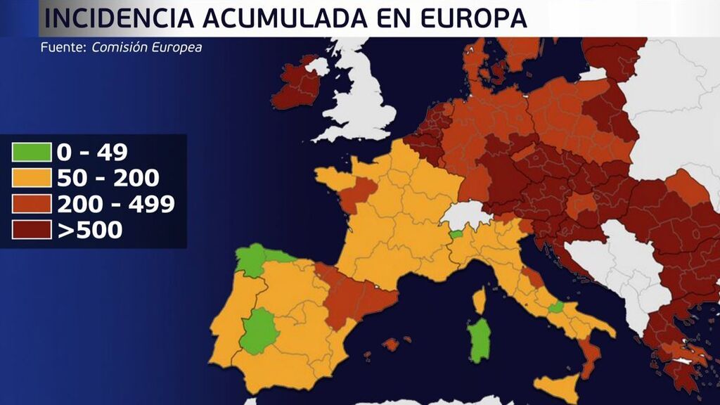 Europa sufre la pandemia de los no vacunados contra el covid