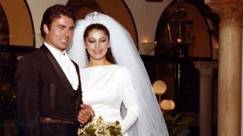 La boda se celebró en 1983.