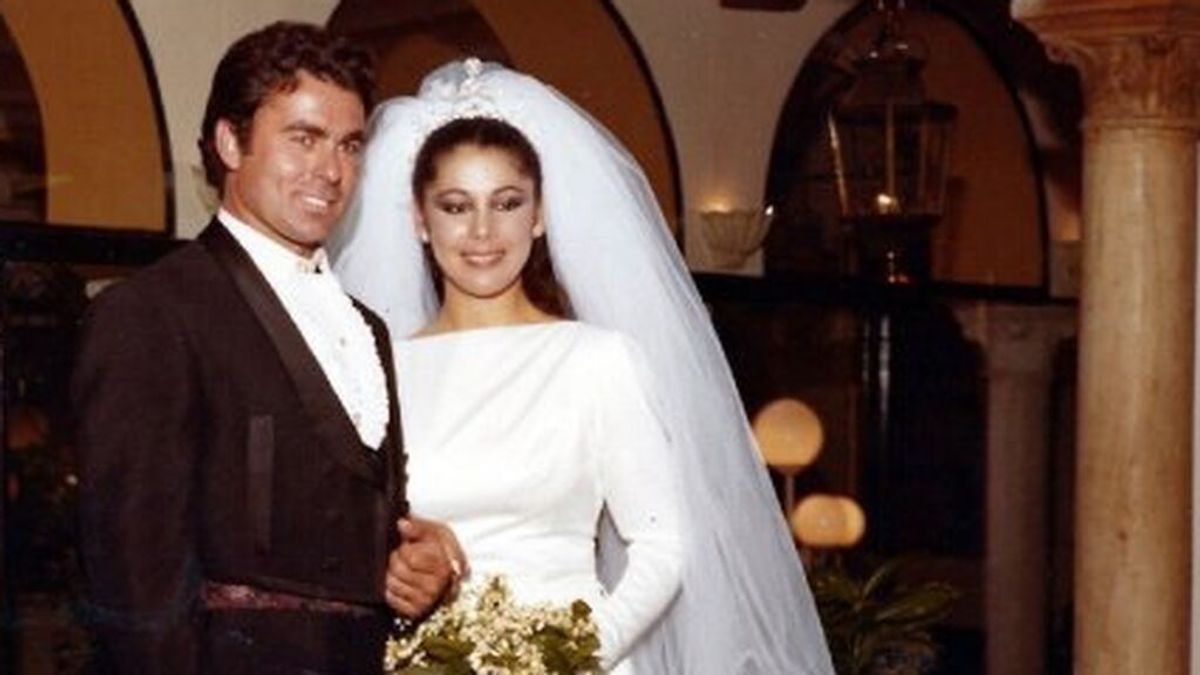 La boda se celebró en 1983.
