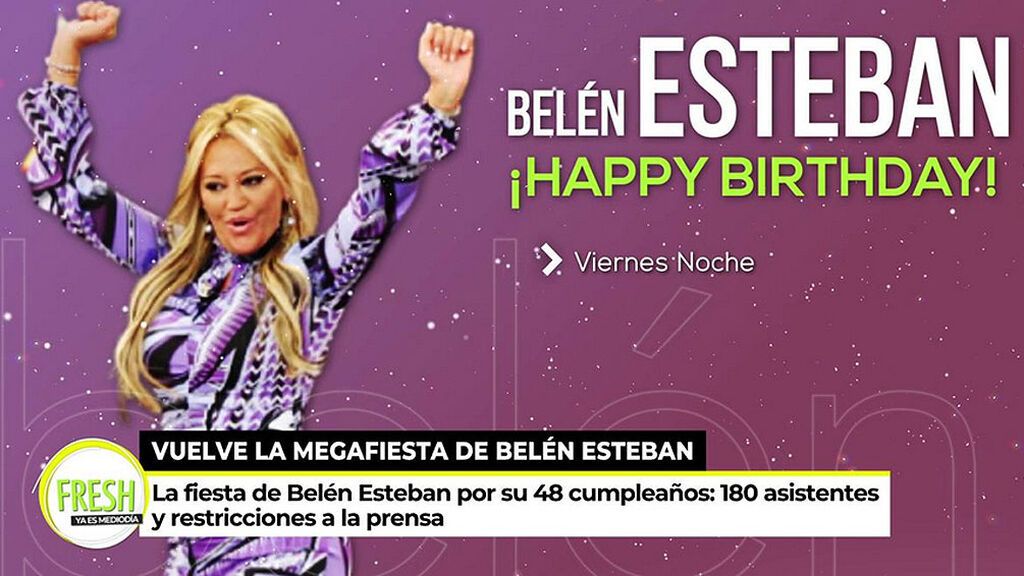Todos los detalles de la megafiesta de cumpleaños de Belén Esteban: Su hija Andrea, entre los invitados