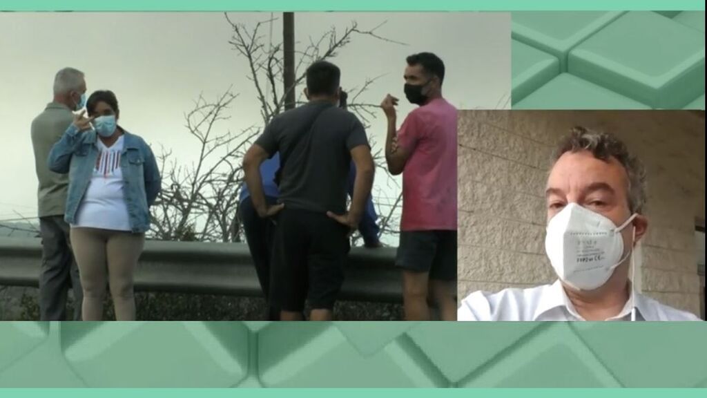 El doctor Carballo, en La Palma para evitar "alteraciones renales o neurológicas" por los gases tóxicos