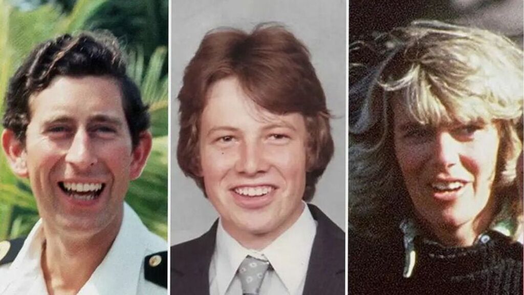 Carlos de Inglaterra y Camilla Parker Bowles con el hombre que dice ser su hijo