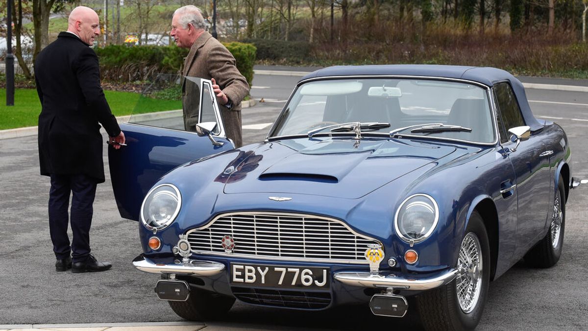 El Aston Martin del Príncipe Carlos de Inglaterra funciona con excedentes de vino y suero del queso El Aston Martin del Príncipe Carlos de Inglaterra funciona con excedentes de vino y suero del queso
