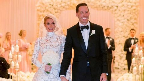 La boda de Paris Hilton: del vestido de novia rosa al parque de atracciones