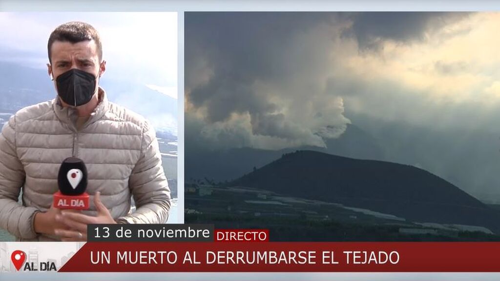 Primera víctima mortal por el volcán de La Palma: un vecino al que se le cayó encima el techo de su casa