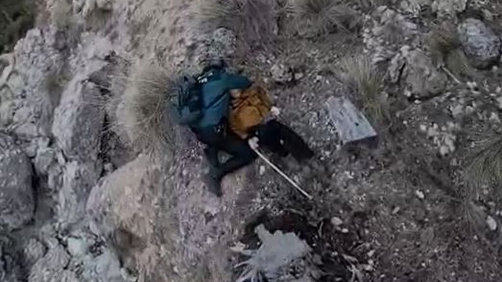 Rescatan en helicóptero a un mujer de 42 años tras perderse por la sierra jienense de Pozo Alcón